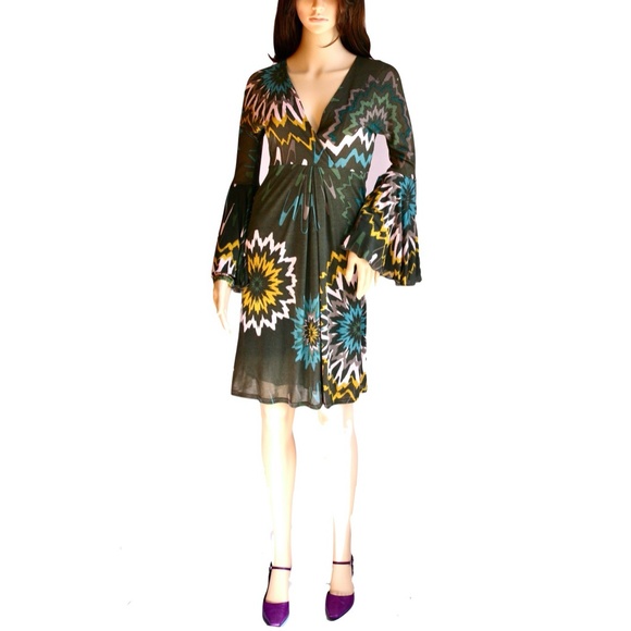 MISSONI Art Bell-Sleeve Dana Dress - Picture 1 of 13